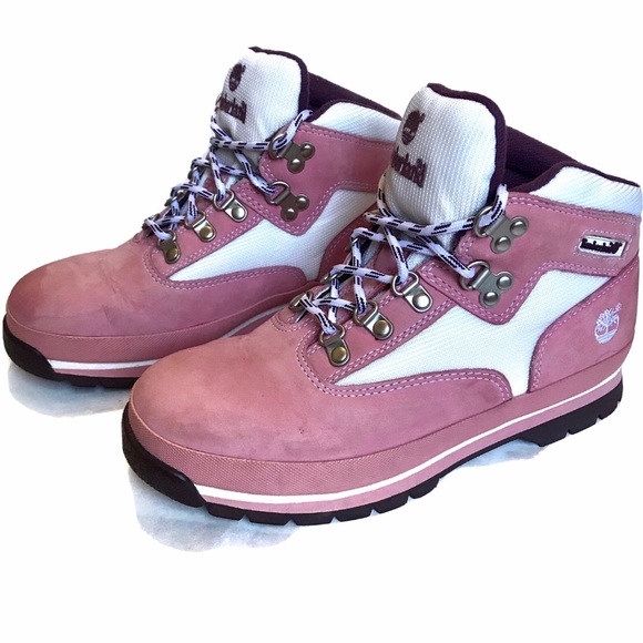 girls pink hiking boots